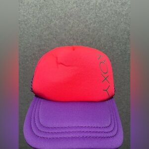 Roxy Hot Pink Trucker Hat One Size Adjustable
